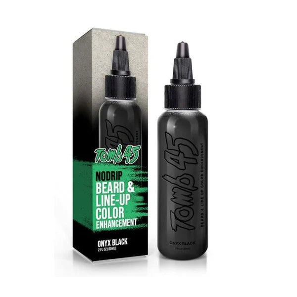 Tomb45 No Drip Beard & Line-Up Color Enhancement Onyx Black